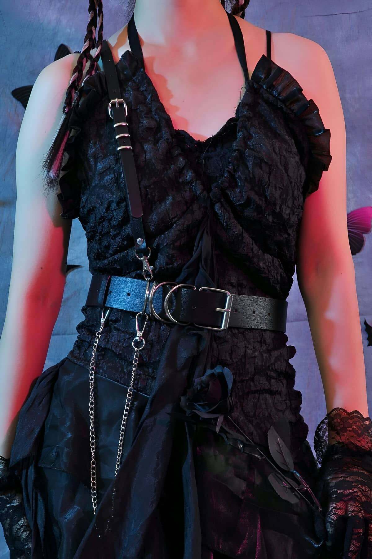 Omuzdan Tek Askılı Deri Harness - APFT939