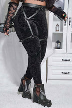 Seksi Deri Jartiyer Harness - APFT956