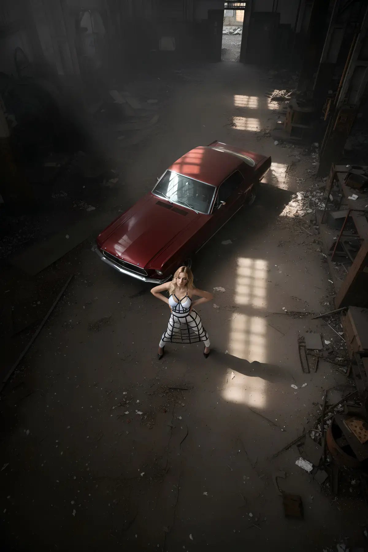 Siyah Etek Kafes Detaylı Etek Midi Boy Deri Etek - APFT1013